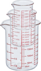 Ackers High Borosilicate Glass Measuring Cup Set - Image 3