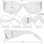 SAFE HANDLER Hyline Anti-Fog Color Safety Glasses Variety, Impact Resistant - Image 4