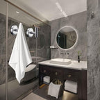 DGYB Large Suction Cup Hooks for Shower Set of 2 Brushed Nickel Towel Hooks for - Image 3