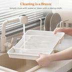 Lifewit Silverware Drawer Organizer, Expandable BPA Free Utensil Tray - Image 5