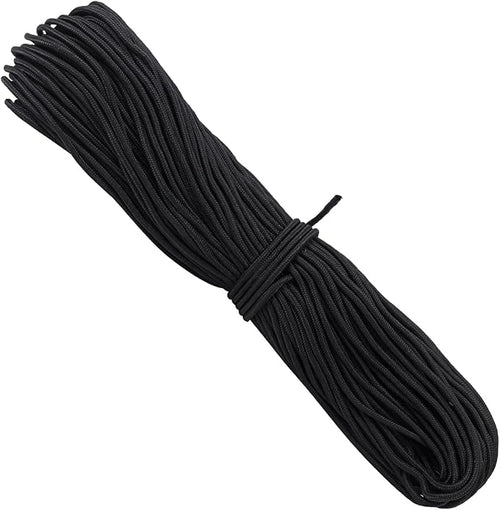 328 Feet 1/4 Inch Black Polyester Rope, 6mm Polypropylene Utility Rope by IHDYPPEW