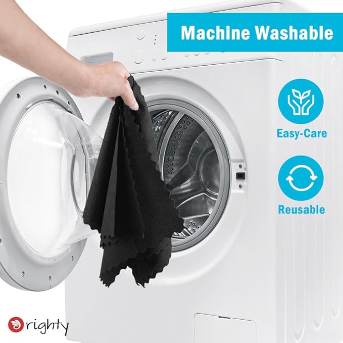 Orighty Black Microfiber Cleaning Cloth, 100 Pack Highly Absorbent Cleaning - Image 6
