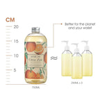 ROMIIE ZOI Liquid Hand Soap Refill Gift Set – 3 Pack, Citrus Zest Scent – - Image 5