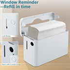 Trifold Paper Towel Dispenser Countertop, 300-Sheet Large Capacity - Image 6