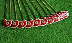 HISTAR 10pcs Crystal Pu Leather Golf Iron Head Covers Set Iron Club Headcover - Image 6