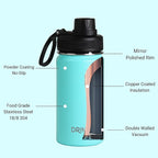 DRINCO Stainless Steel Water Bottle Spout Lid Vacuum Insulated Double Wall - Image 4