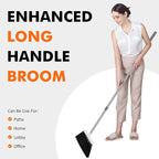 Heavy Duty Broom, 55 Inch Long Handle Outdoor Large Angle Brooms, Commercial - Image 7
