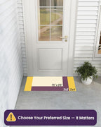 DEXI Front Door Mat Outside Entrance, Heavy Duty Non Slip Low Profile Doormat - Image 2