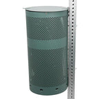 ZERO WASTE USA - Round Outdoor 10 Gallon Capacity Waste Can - 100% Rust-Free - Image 7