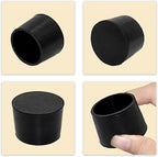 Flyshop 4 Pieces 40mm Rubber Chair Leg Caps Round, Non-Slip Protective Caps - Image 5