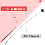 7-24 FT Extension Pole with 2 Outdoor Cobweb Brushes, 30 FT High Reach Ceiling - Image 7