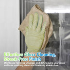 HOMEXCEL Brown Microfiber Cleaning Cloth 12 Pack, 12.5 x 12.5 inch Microfiber - Image 3