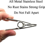 HAHIYO Clothespins Chip Clips All Metal Stainless Steel No Rust Stains Strong - Image 5