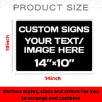 Customised Christmas Decorations: Personalized Text And Picture Signs, Door - Image 2