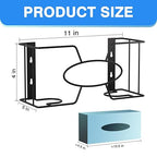 Glove Box Holder for Wall Mount, Disposable Glove Dispenser, Metal Box - Image 6