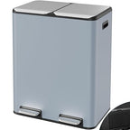 Arlopu 16Gal Dual Trash Can w/2 Built-in Box by Arlopu
