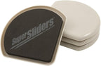 Super Sliders 5 Inch Square Corner Plastic Reusable Furniture Sliders - Image 3
