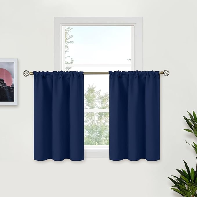 BGment Small Blackout Curtains 30 Inches Length 2 Panels by BGment