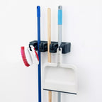 Broom and Mop Holder Wall Mount, Hooks Hanger by Unknown