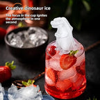 7.48inch Newly Upgraded 4-grid 3D Dinosaur Ice Tray and Covered Silicone Ice - Image 3
