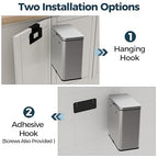 Stainless Steel Hanging Trash Can - Image 2