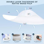 4 Pack Disposable Toilet Seat Covers Flushable Paper Toilet Seat Cover - Image 5