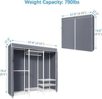 VIPEK V5C Covered Clothes Rack Heavy Duty Portable Closet Wardrobe, - Image 5