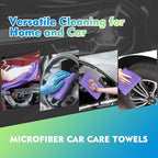HOMEXCEL Microfiber Cleaning Cloth 12 Pack 12.5 x 12.5 Inch Microfiber Towels - Image 4