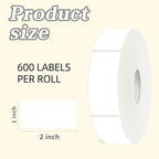 600 Blank Removable Freezer Labels Water Oil Resistant - Image 3