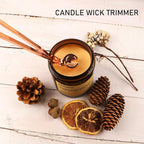 4 in 1 Elegant Candle Accessory Set, Rechargeable Lighter, Candle Wick Trimmer - Image 3