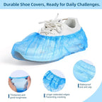 200 Pcs Shoe Covers Disposable Non Slip, Waterproof Shoe Covers Disposable - Image 4