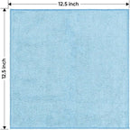 HOMEXCEL Microfiber Cleaning Cloth 6 Pack 12.5 x 12.5 inch Microfiber Towels - Image 7