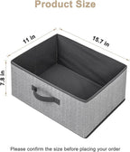 Storage Baskets, 15.7 Inch Woven Fabric Bins, Storage Cubes - Image 2