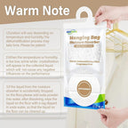 ZSZMFH 8 Pack Moisture Absorber Hanging Bags, Fragrance Free Humidity Packs - Image 3