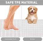 Shower Mat Non Slip: 47.2 x 31.5 Inch Extra Large TPE Shower Mats - Image 3