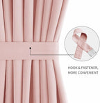 DWCN French Door Curtains – Rod Pocket Thermal Blackout Curtain - Image 2