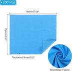 PATIKIL Eyeglass Microfiber Cleaning Cloth 7"x6", 200 Pack Glasses Cleaning - Image 2