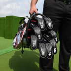mytag 8PCS Golf Hybrid Iron Covers Set, Knit Hybrid Head Covers, Fits Cobra T - Image 2