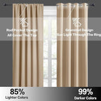 RYB HOME Blackout Curtains Short - Image 5