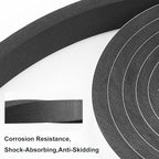 2 Rolls Weather Stripping Door Seal, Adhesive Closed Cell Weather Strip… - Image 5