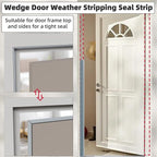 2 Pack*16.4 Ft Weather Stripping Seal Strip - Image 4