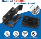Alise Flip Latch, Gate Latches Slide Bolt Latch Safety Door Lock Catch - Image 3