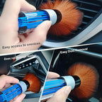 Car Interior Dusting Brush Auto Dust Sweeping Soft Bristles Detail Brush - Image 4