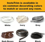 InstaTrim The Original Flexible Trim - 50ft White 1/2" Wide Caulk Tape - - Image 5