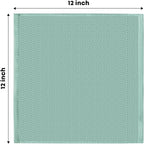 Artoid Mode 100% Cotton Light Green Waffle Weave Kitchen Dish Cloths, 12x12 - Image 6