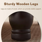 30-Inch Round Storage Ottoman, Modern Ottoman Coffee Table - Image 5