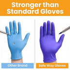 SafeWay Nitrile Disposable Gloves — Multi-Purpose Powder-Free, Medical Use - Image 5