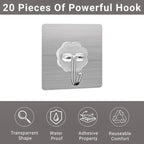 Heavy Duty Adhesive Wall Hooks - Image 3
