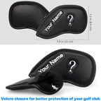 CRAFTSMAN GOLF 12pcs or 1pc Thick Synthetic Leather Golf Iron Head Covers Set - Image 3