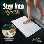 Pearl Linens Pack of 12 100% Cotton Bath Mat 18x25 inches, Soft & Absorbent - Image 9